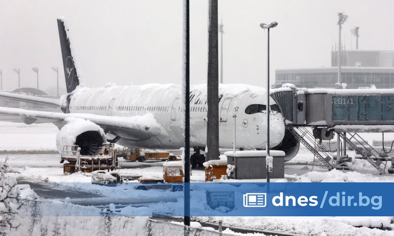 Aeroporto de Munique suspendeu todos os voos devido à formação de gelo nas pistas