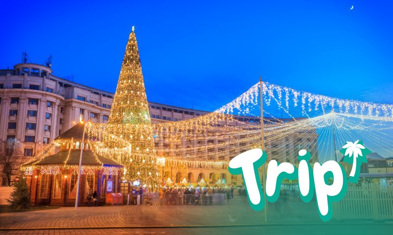 Um conto de fadas de inverno em Bucareste: uma roda gigante de 38 metros, uma árvore de Natal de 10 metros e 65 casas mágicas