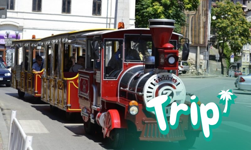 A nova atração de Tarnovo – um trem turístico